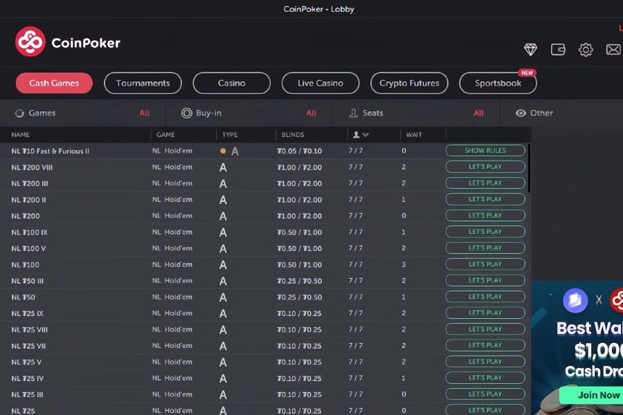 1.加入我们的七二现金牌局