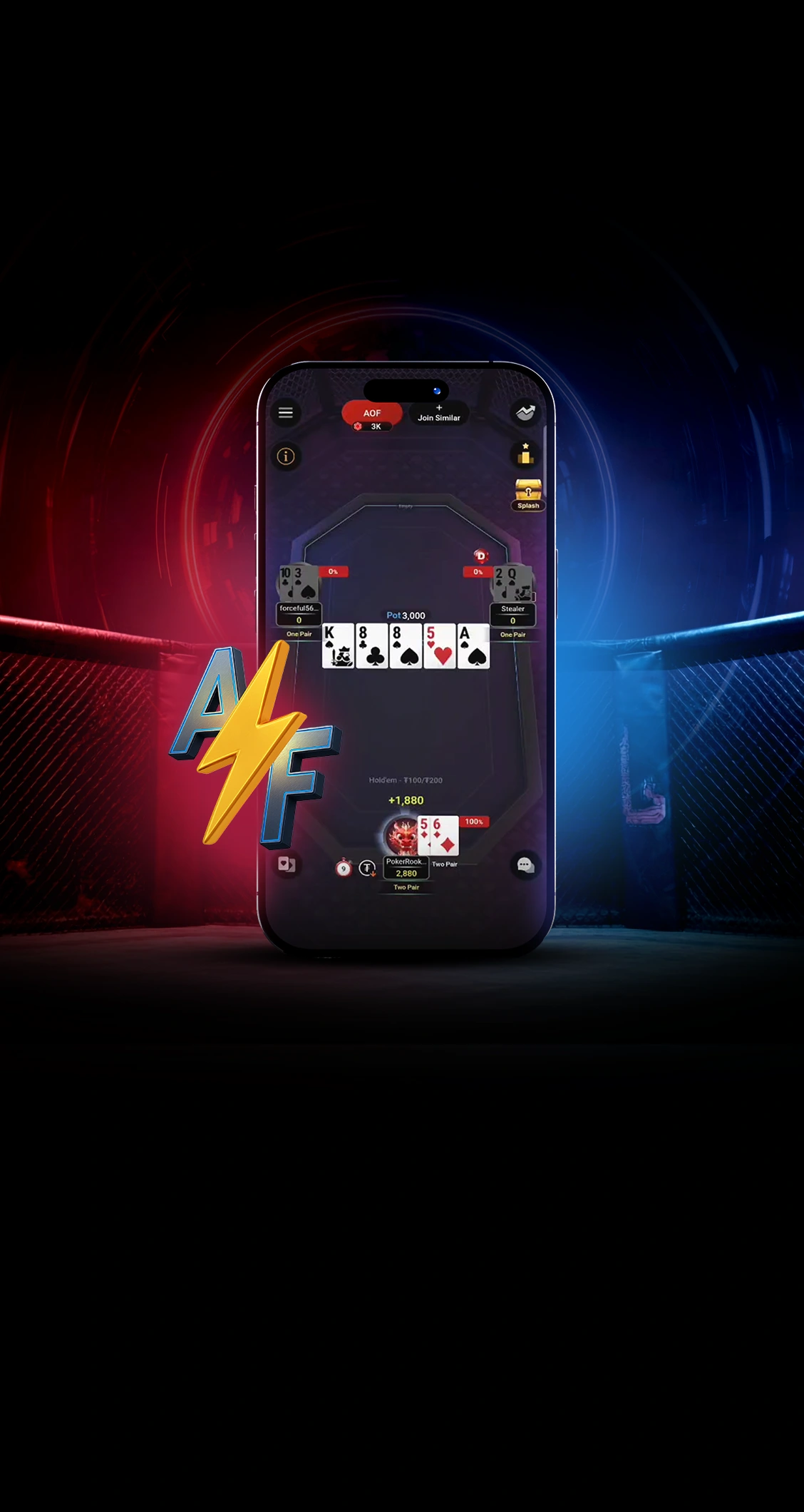 CoinPoker 在线扑克：<br />
全押或弃牌