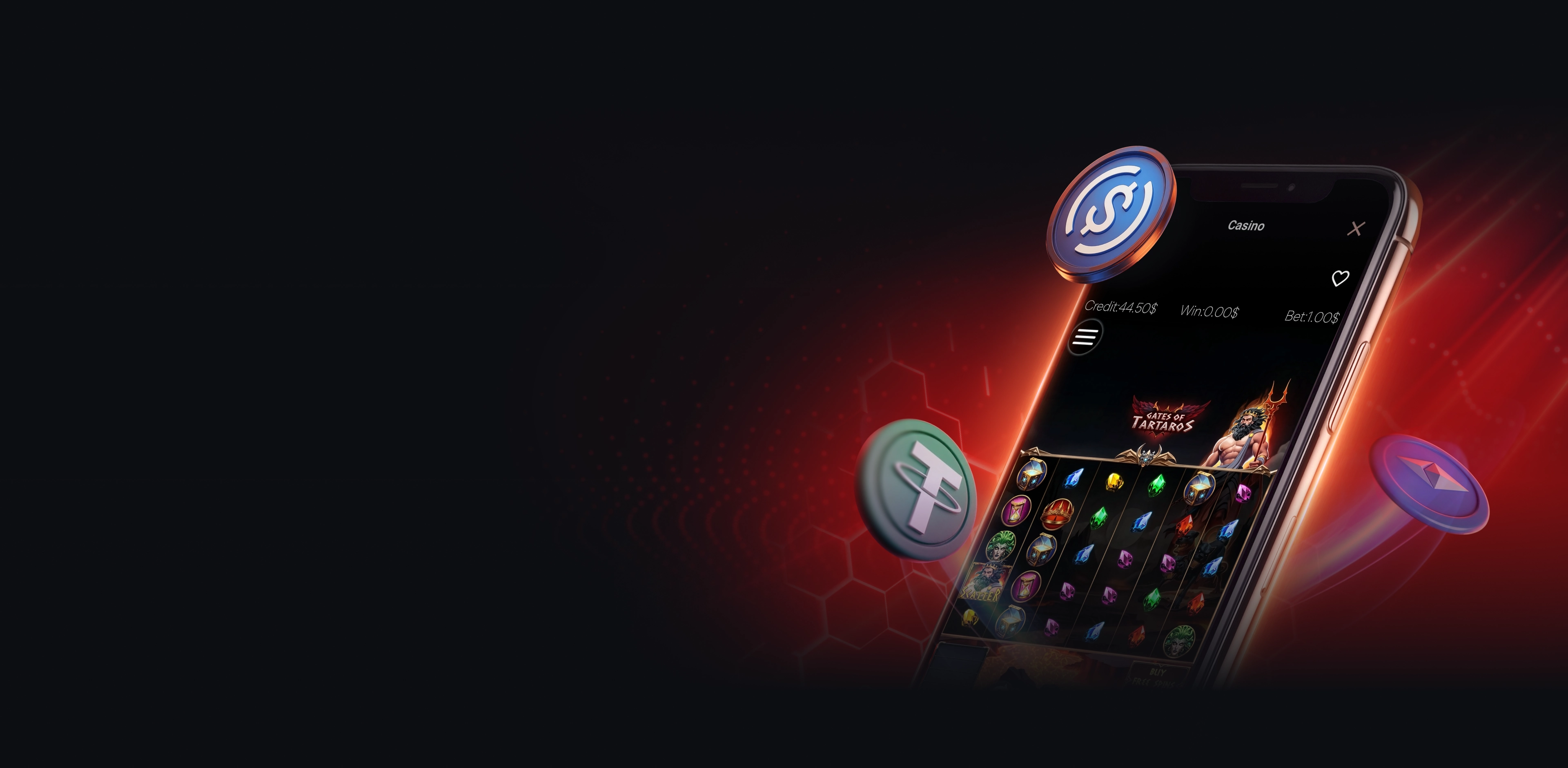 在线玩 CoinPoker<br />
加密货币和比特币<br />
老虎机游戏