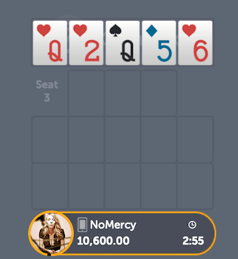 Open Face Chinese Poker - Opening with Queens part 2