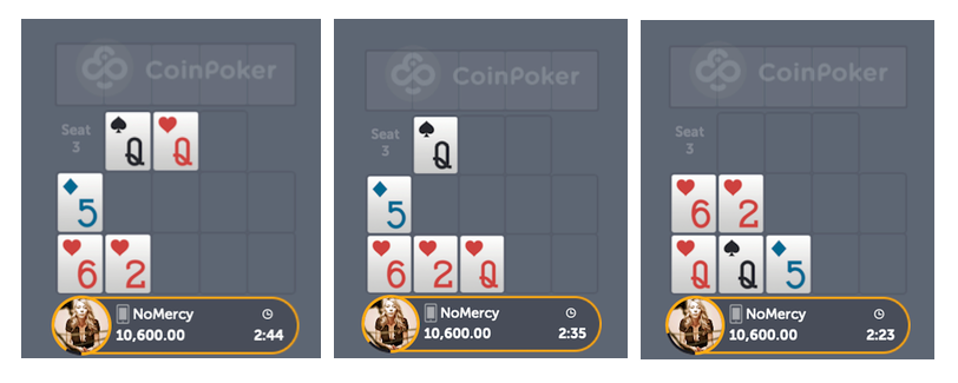 Open Face Chinese Poker - Opening with Queens part 2