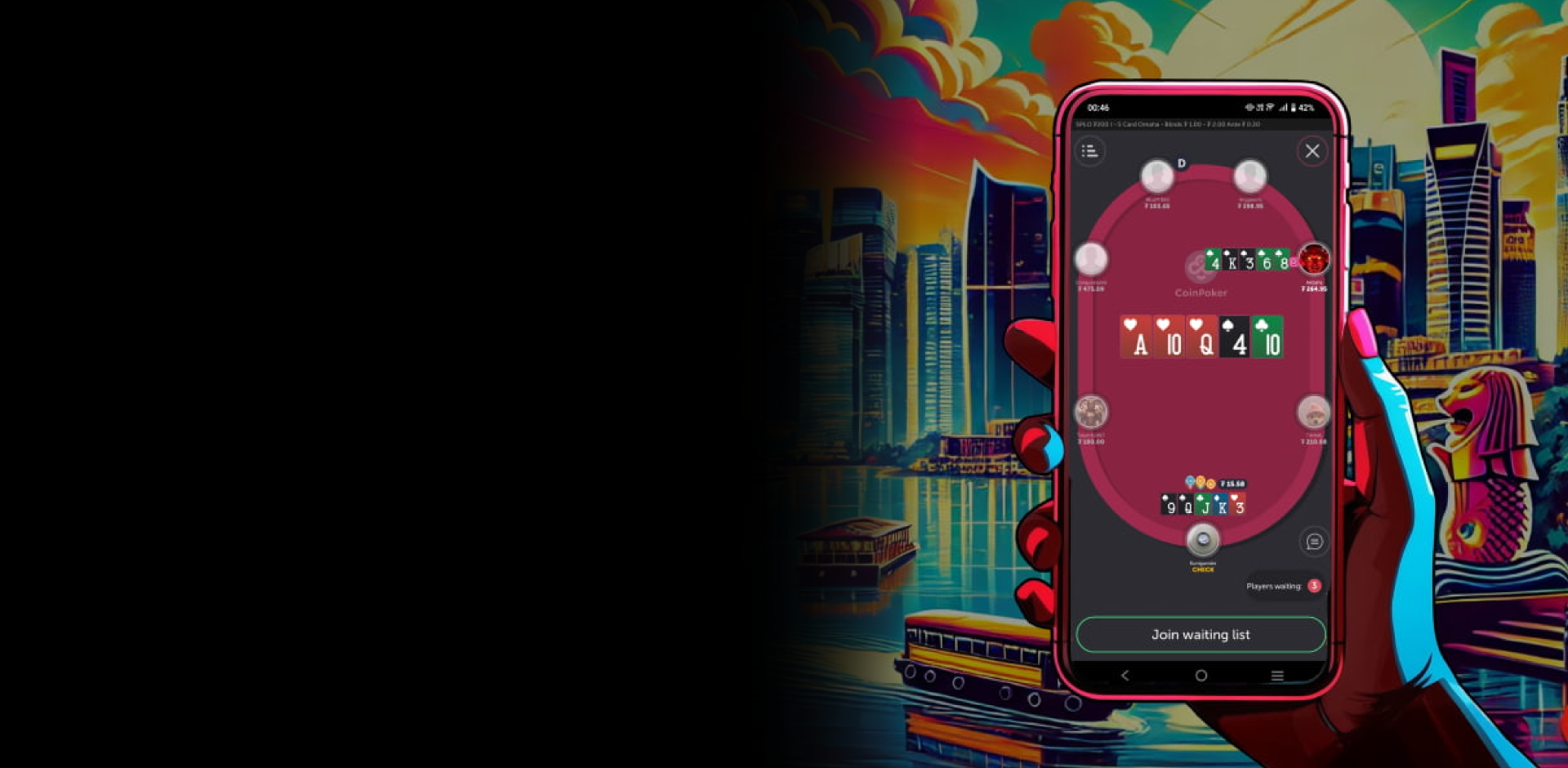 Play Online Poker in Singapore on CoinPoker