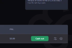 6. Place Bet & Cash Out