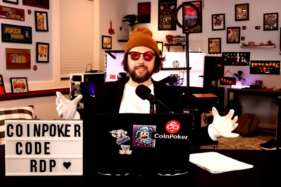 Ryan Depaulo, CoinPoker ambassador and part of the CoinPoker Creator Squad.