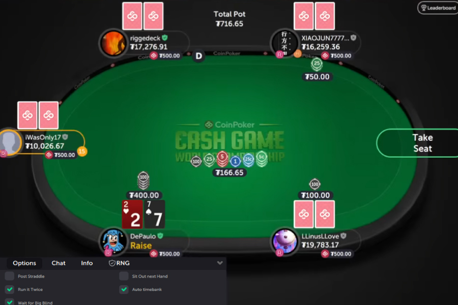 2. Play With 7-2 Suited or Offsuit