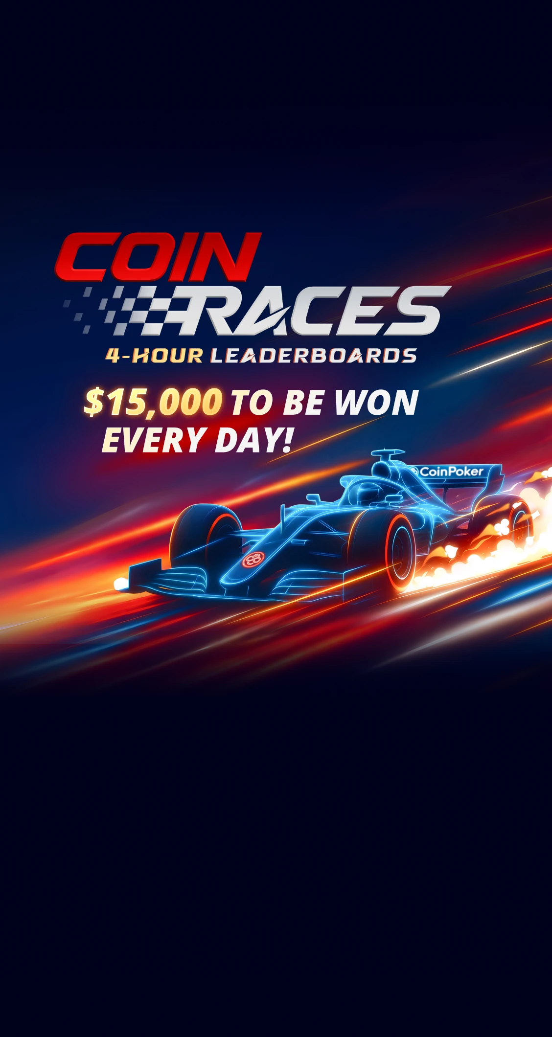 CoinRaces: Our $15,000 Daily Cash Game Leaderboards