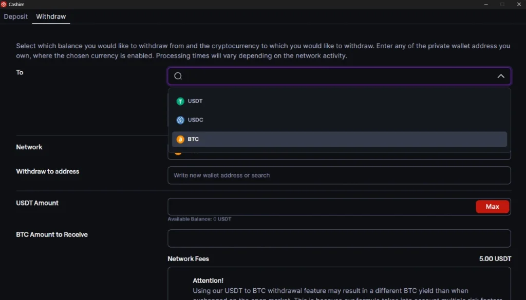 How to Withdraw to Luxon Pay