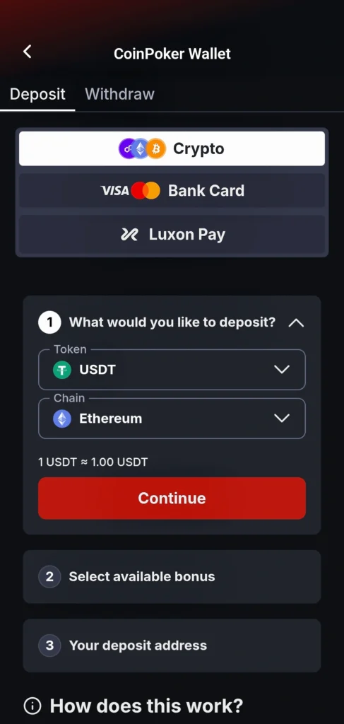 Make a Deposit