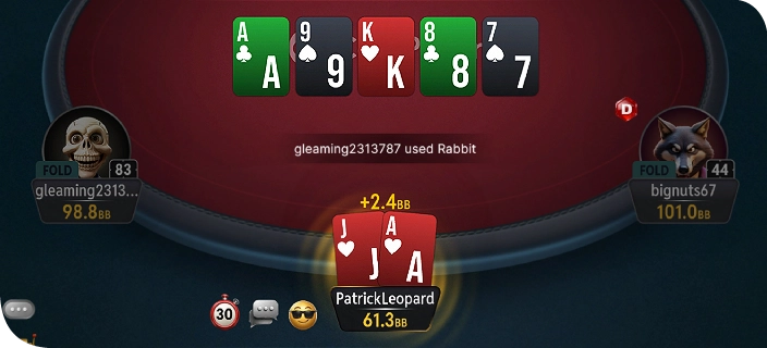 Play Online Short Deck Cash Games