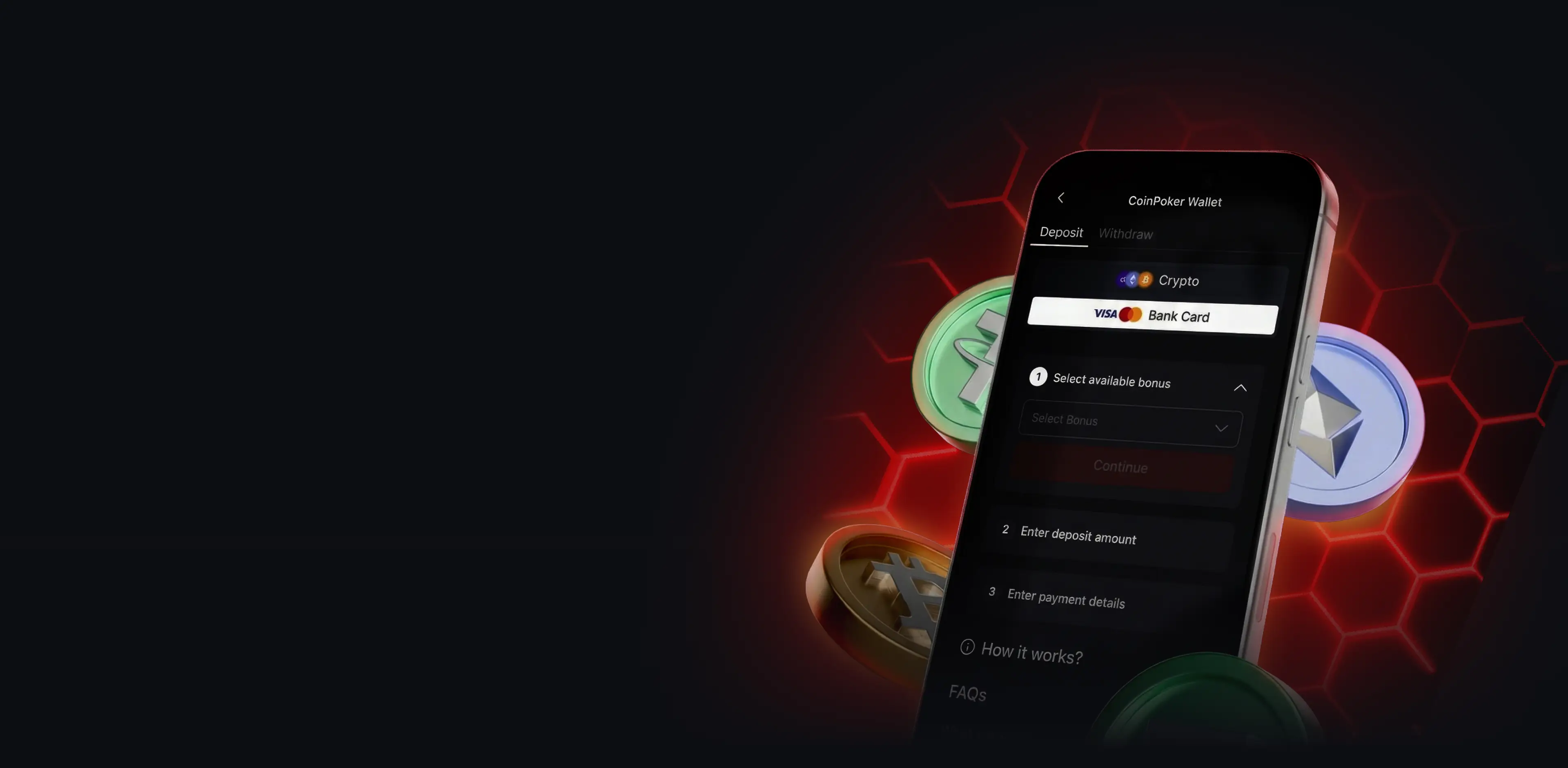 Play Online Poker with Tether (USDT) on CoinPoker